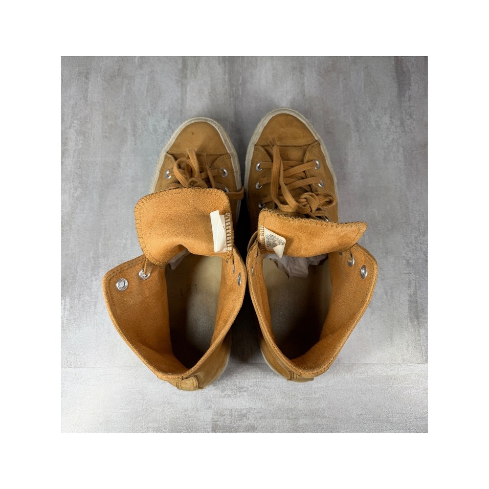 Converse Chuck Taylor All Star High Top Tan Leather Sneakers 157522C Mens 9 - Picture 6 of 8